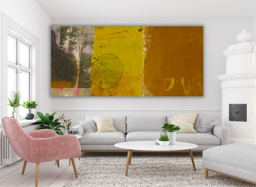 Mustard and Terracotta Print