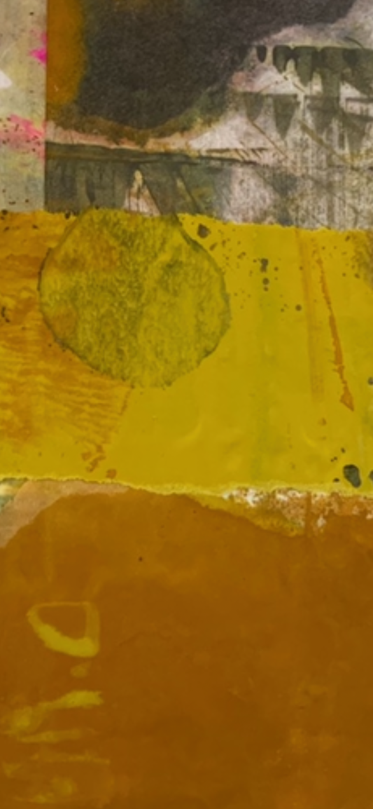 Mustard and Terracotta Print